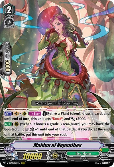 Image for Maiden of Nepenthes (V-SS07: Clan Selection Plus Vol.1) (V-SS07/082EN) - Cardfight Vanguard