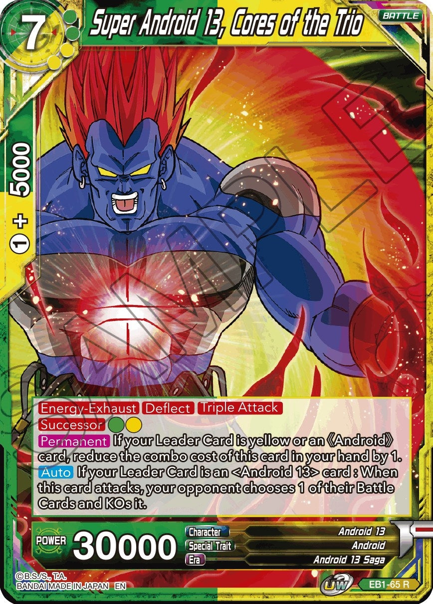 Image for Super Android 13, Cores of the Trio (Battle Evolution Booster) (EB1-65) - Dragon Ball Super: Masters