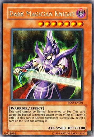 Image for Dark Magician Knight (Reshef of Destruction) (Secret Rare) (Yu-Gi-Oh! Video Game Promotional Cards) (ROD-EN001) - YuGiOh