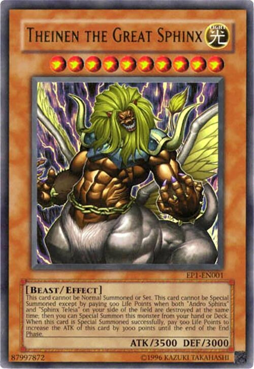 Image for Theinen the Great Sphinx (Yu-Gi-Oh! Movie Exclusive Pack) (EP1-EN001) - YuGiOh