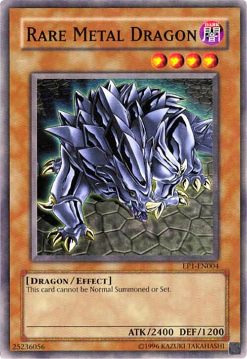 Image for Rare Metal Dragon (Yu-Gi-Oh! Movie Exclusive Pack) (EP1-EN004) - YuGiOh