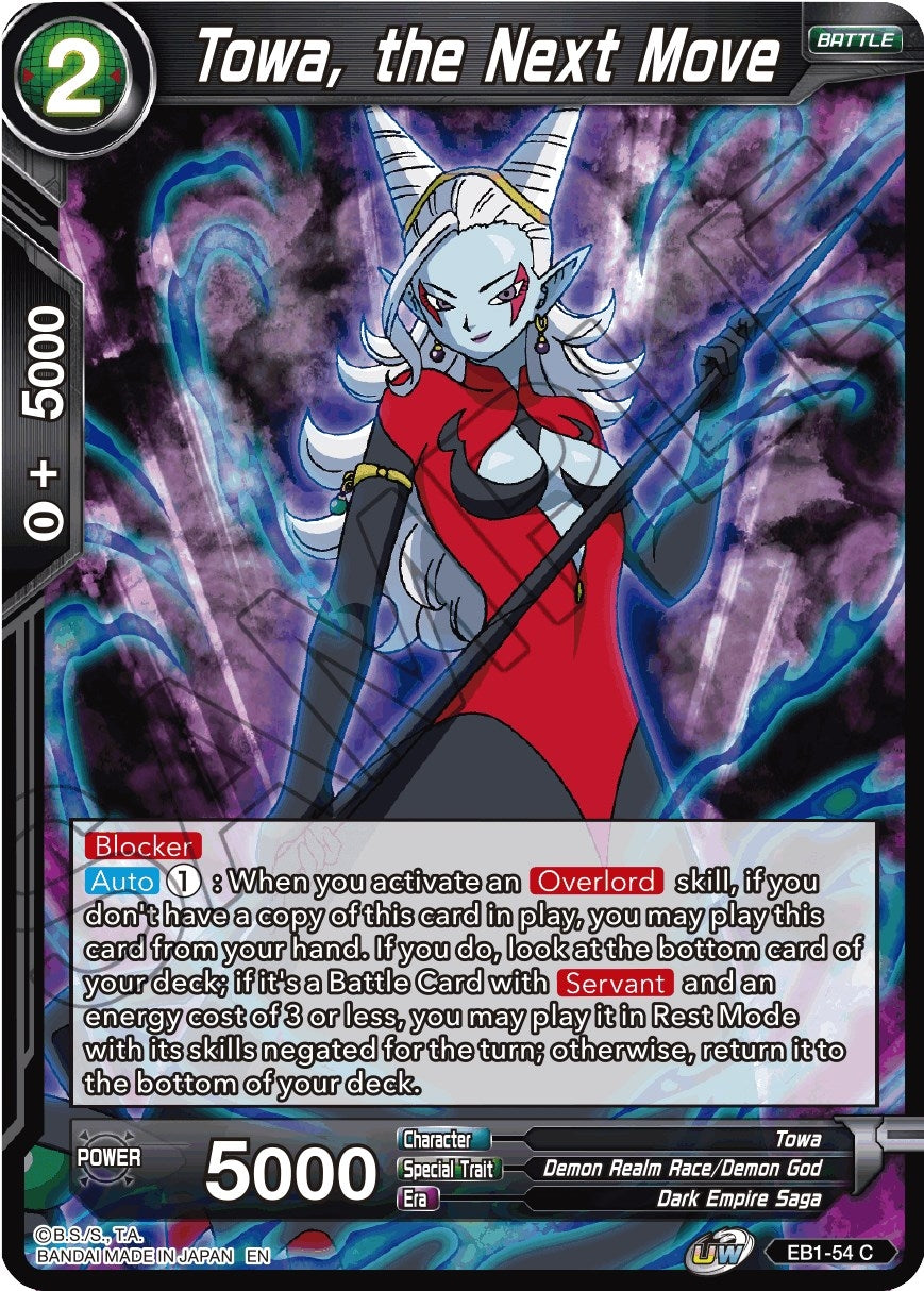 Image for Towa, the Next Move (Battle Evolution Booster) (EB1-54) - Dragon Ball Super: Masters