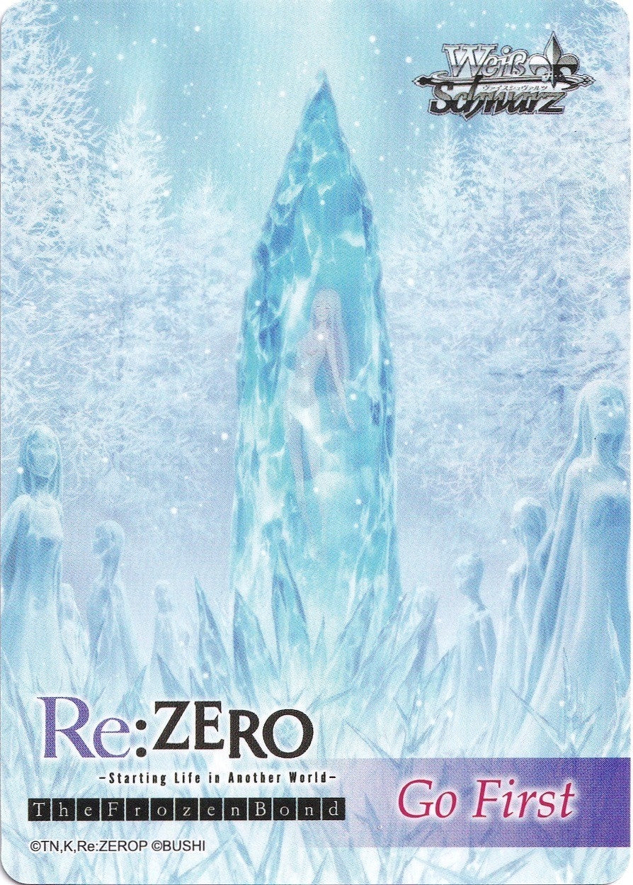 Image for Go First Card - Girl Imprisoned in Ice, Emilia (Re:ZERO: The Frozen Bond) - Weiss Schwarz