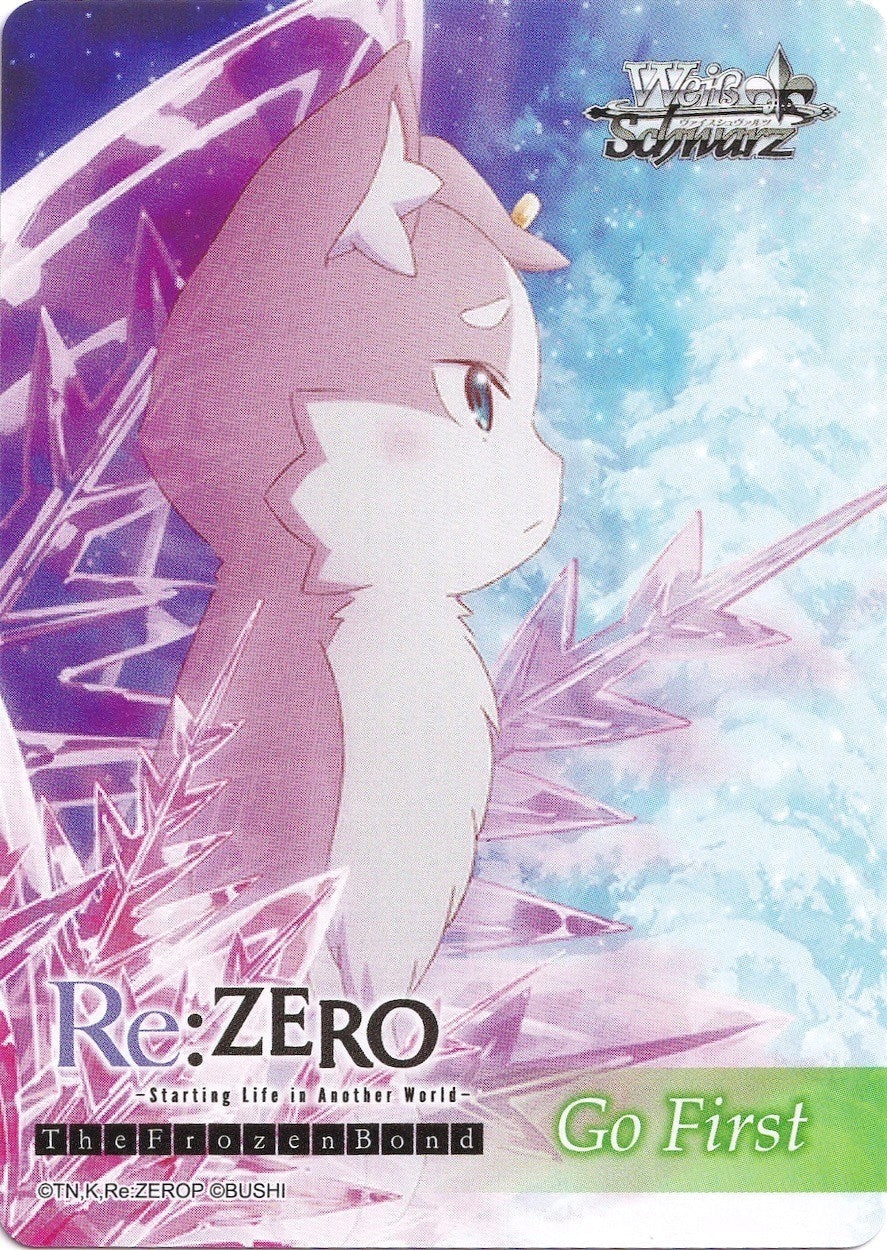 Image for Go First Card - Resisting Against Fate, Puck (Re:ZERO: The Frozen Bond) - Weiss Schwarz