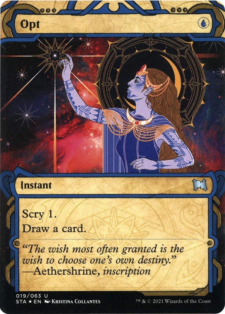 Image for Opt (Foil Etched) (Strixhaven: Mystical Archives) (19) - Magic: The Gathering