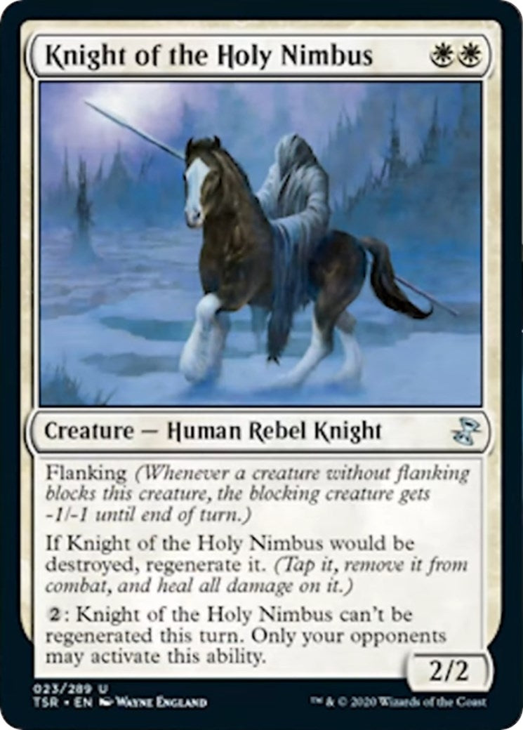 Image for Knight of the Holy Nimbus (Time Spiral: Remastered) (23) - Magic: The Gathering