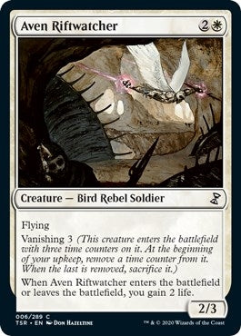 Image for Aven Riftwatcher (Time Spiral: Remastered) (6) - Magic: The Gathering