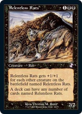 Image for Relentless Rats (Time Spiral: Remastered) (329) - Magic: The Gathering