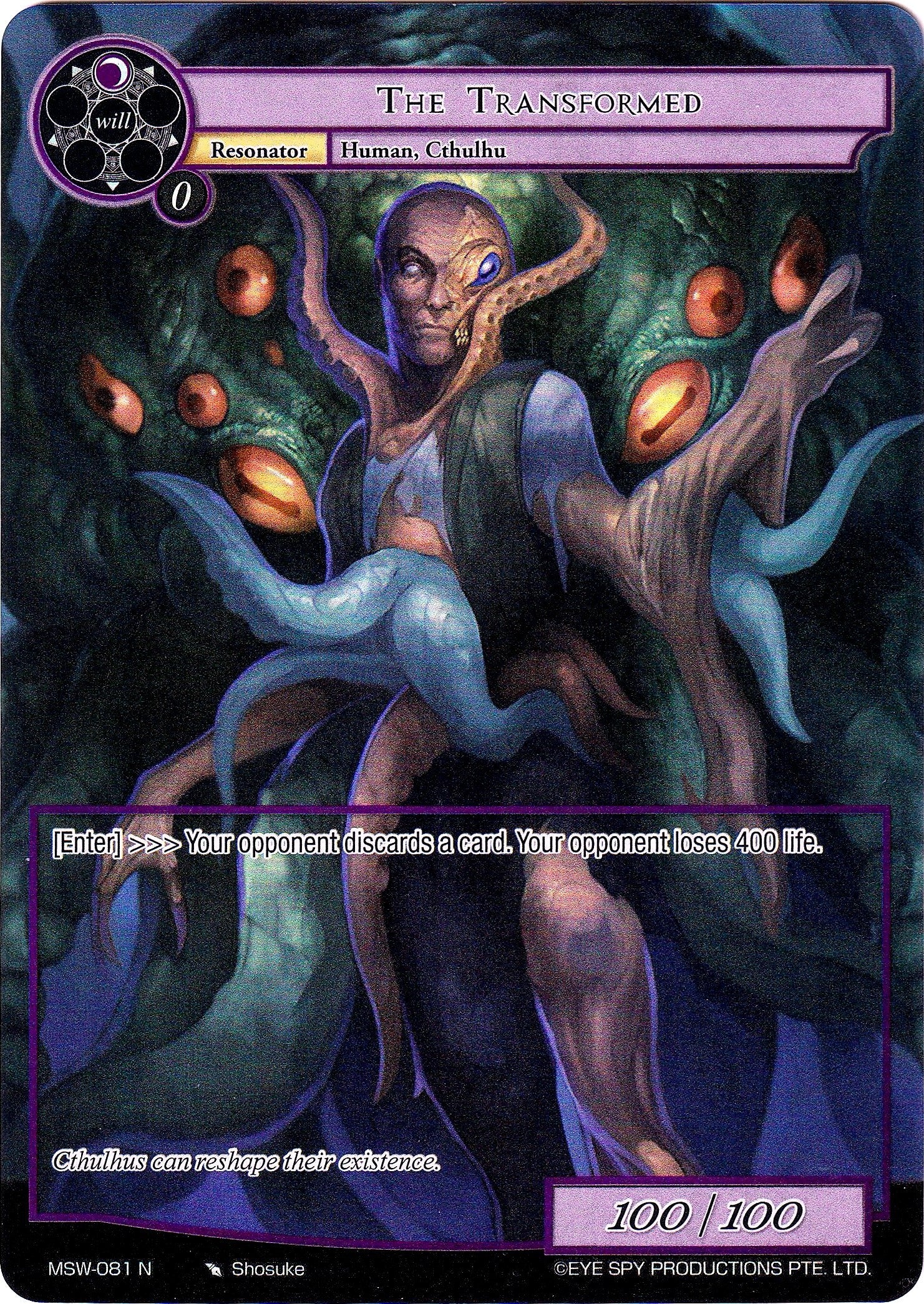 Image for The Transformed (Full Art) (The Magic Stone War - Zero) (MSW-081) - Force of Will