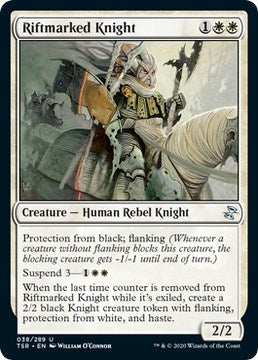 Image for Riftmarked Knight (Time Spiral: Remastered) (38) - Magic: The Gathering