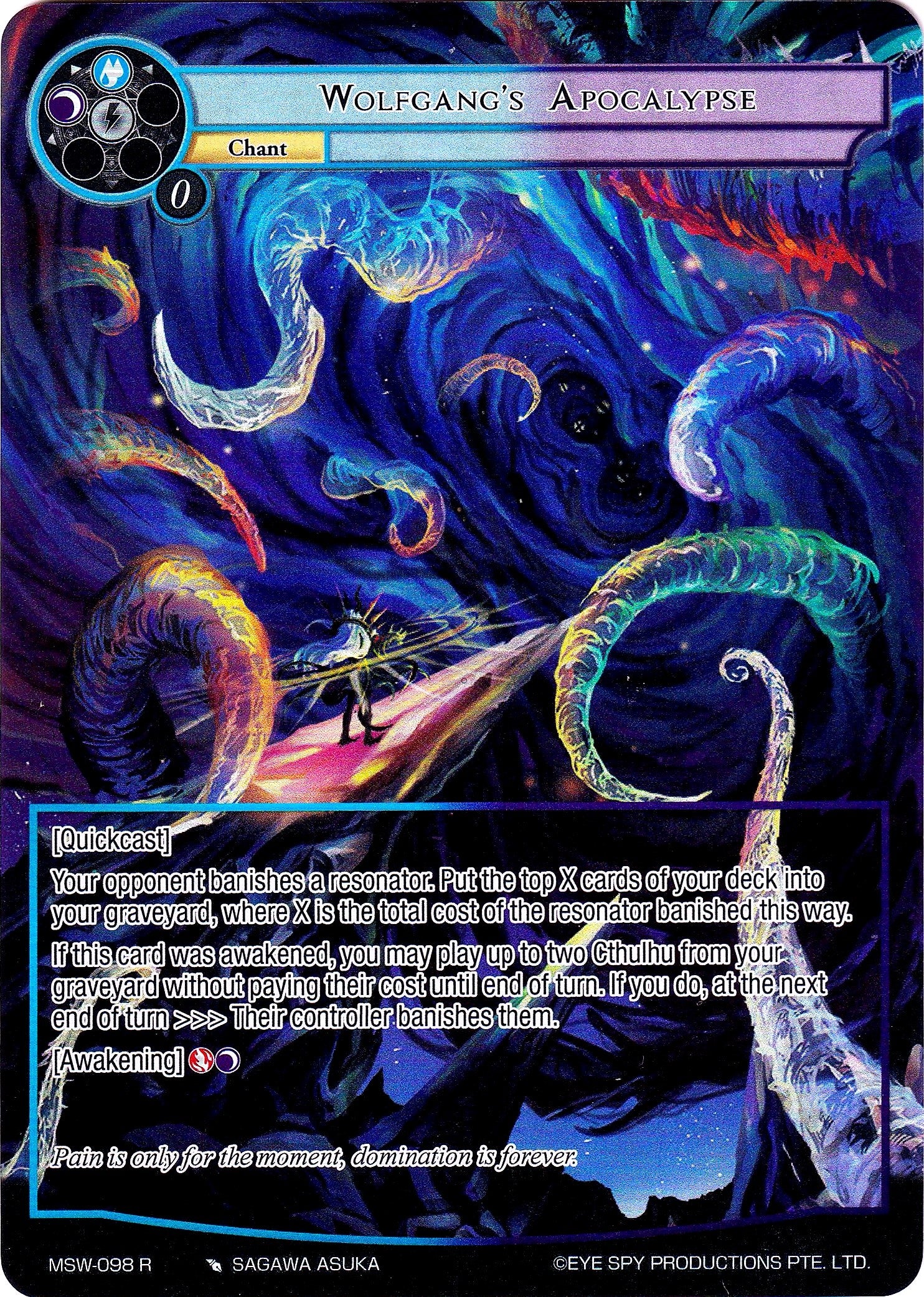 Image for Wolfgang's Apocalypse (Full Art) (The Magic Stone War - Zero) (MSW-098) - Force of Will