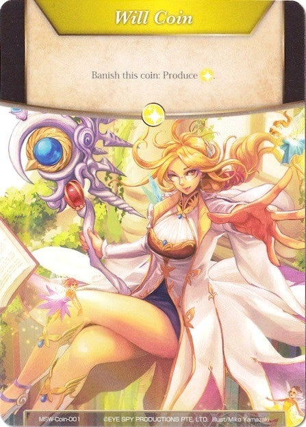 Image for Will Coin - Coin-001 - Almerius (The Magic Stone War - Zero) (MSW-Coin-001) - Force of Will