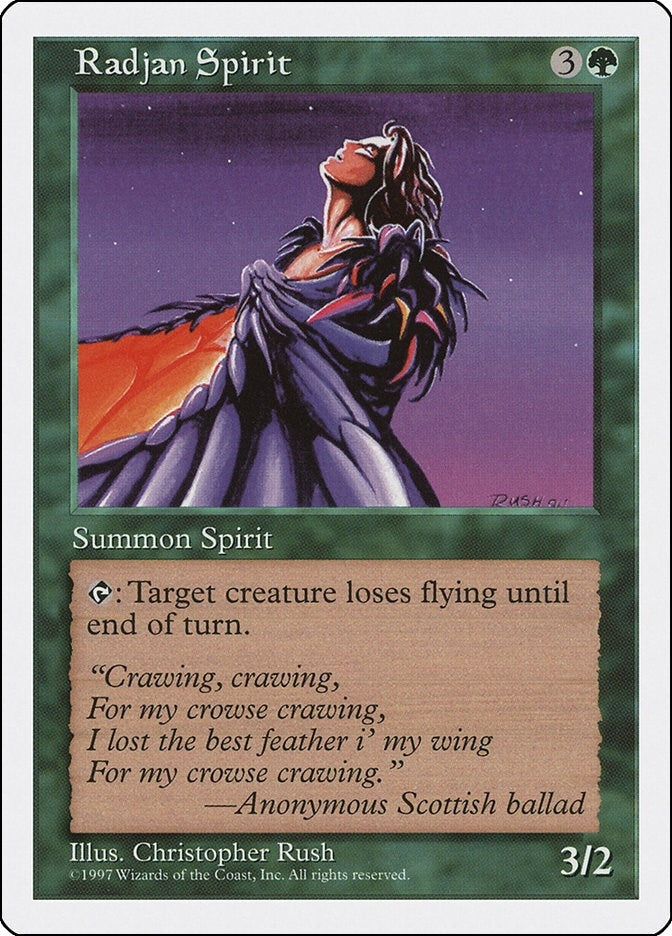 Image for Radjan Spirit (Fifth Edition) - Magic: The Gathering