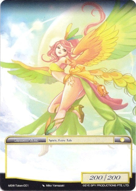 Image for Spirit, Fairy Tale Token (MSW Token-001) (The Magic Stone War - Zero) (MSW Token-001) - Force of Will