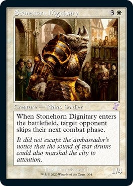 Image for Stonehorn Dignitary (Time Spiral: Remastered) (304) - Magic: The Gathering