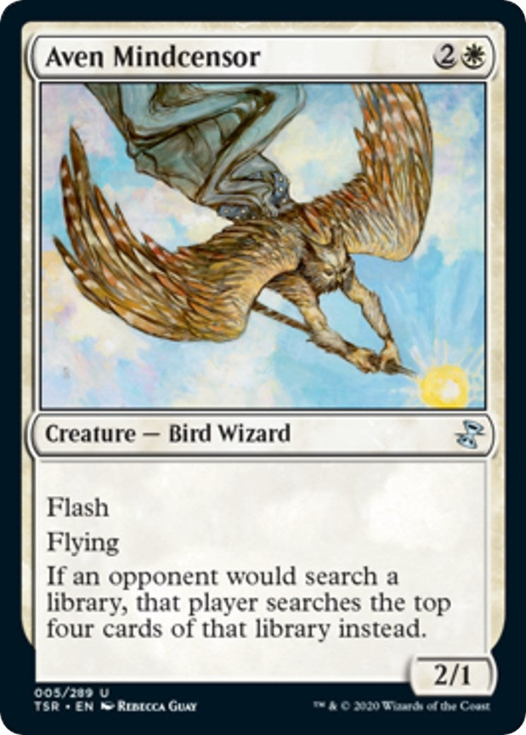 Image for Aven Mindcensor (Time Spiral: Remastered) (5) - Magic: The Gathering