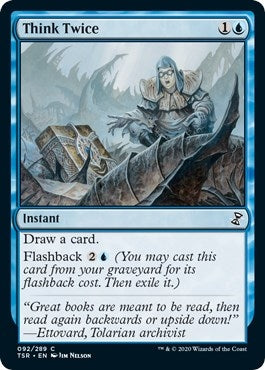 Image for Think Twice (Time Spiral: Remastered) (92) - Magic: The Gathering