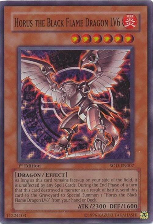 Image for Horus the Black Flame Dragon LV6 (Soul of the Duelist) (SOD-EN007) - YuGiOh