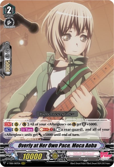 Image for Overly at Her Own Pace, Moca Aoba (V-TB01: BanG Dream! FILM LIVE) (V-TB01/007EN) - Cardfight Vanguard