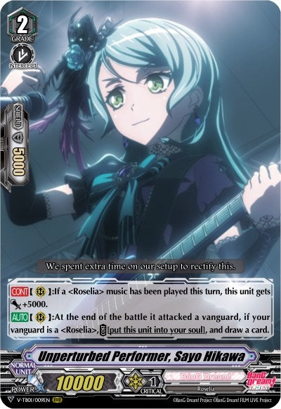 Image for Unperturbed Performer, Sayo Hikawa (V-TB01: BanG Dream! FILM LIVE) (V-TB01/009EN) - Cardfight Vanguard