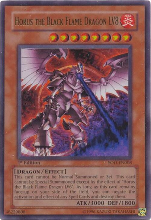 Image for Horus the Black Flame Dragon LV8 (Soul of the Duelist) (SOD-EN008) - YuGiOh