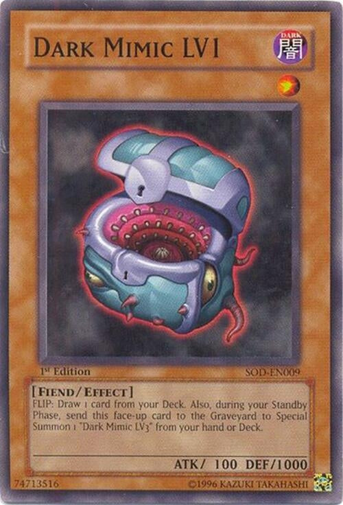Image for Dark Mimic LV1 (Soul of the Duelist) (SOD-EN009) - YuGiOh