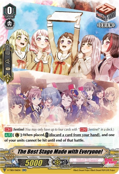 Image for The Best Stage Made with Everyone! (V-TB01: BanG Dream! FILM LIVE) (V-TB01/016EN) - Cardfight Vanguard