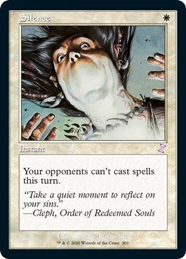 Image for Silence (Time Spiral: Remastered) (302) - Magic: The Gathering