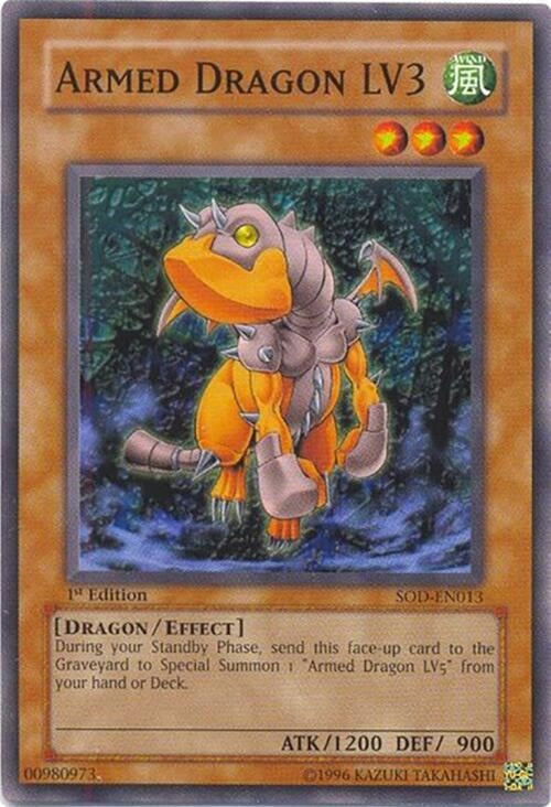 Image for Armed Dragon LV3 (Soul of the Duelist) (SOD-EN013) - YuGiOh