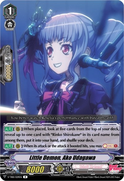 Image for Little Demon, Ako Udagawa (V-TB01: BanG Dream! FILM LIVE) (V-TB01/029EN) - Cardfight Vanguard