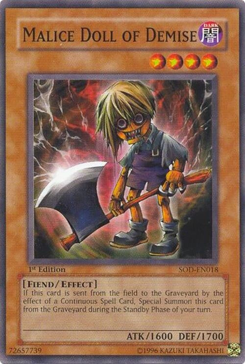 Image for Malice Doll of Demise (Soul of the Duelist) (SOD-EN018) - YuGiOh