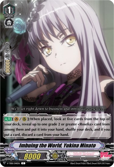 Image for Imbuing the World, Yukina Minato (Parallel Foil) (V-TB01: BanG Dream! FILM LIVE) (V-TB01/041EN) - Cardfight Vanguard