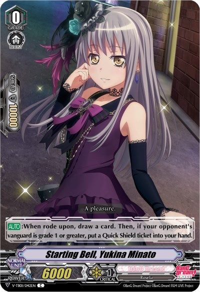 Image for Starting Bell, Yukina Minato (Parallel Foil) (V-TB01: BanG Dream! FILM LIVE) (V-TB01/042EN) - Cardfight Vanguard