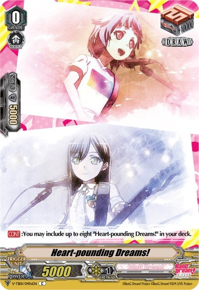 Image for Heart-pounding Dreams! (A) (Poppin'Party) (Parallel Foil) (V-TB01: BanG Dream! FILM LIVE) (V-TB01/049aEN) - Cardfight Vanguard