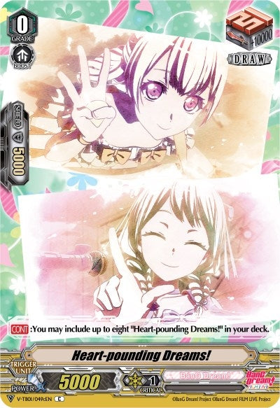 Image for Heart-pounding Dreams! (C) (Pastel*Palettes) (Parallel Foil) (V-TB01: BanG Dream! FILM LIVE) (V-TB01/049cEN) - Cardfight Vanguard