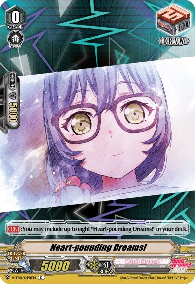 Image for Heart-pounding Dreams! (F) (RAISE A SUILEN) (Parallel Foil) (V-TB01: BanG Dream! FILM LIVE) (V-TB01/049fEN) - Cardfight Vanguard