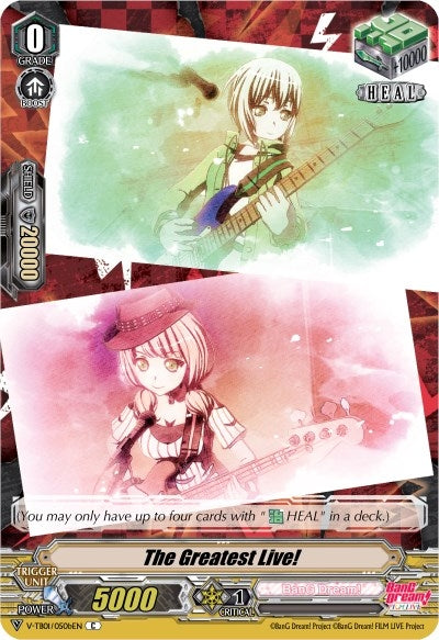 Image for The Greatest Live! (B) (Afterglow) (Parallel Foil) (V-TB01: BanG Dream! FILM LIVE) (V-TB01/050bEN) - Cardfight Vanguard