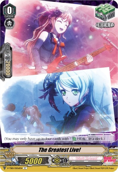 Image for The Greatest Live! (D) (Roselia) (Parallel Foil) (V-TB01: BanG Dream! FILM LIVE) (V-TB01/050dEN) - Cardfight Vanguard