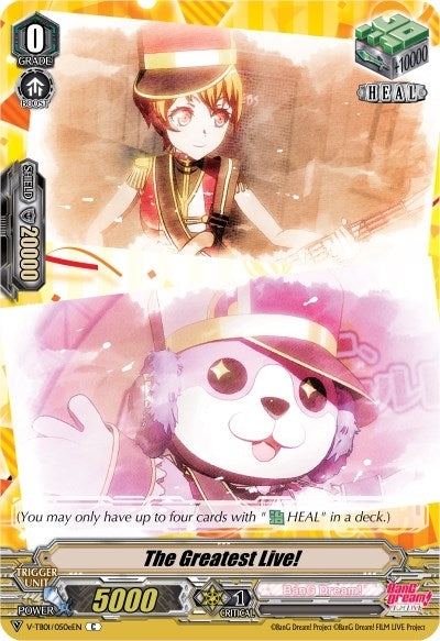 Image for The Greatest Live! (E) (Hello, Happy World!) (V-TB01: BanG Dream! FILM LIVE) (V-TB01/050eEN) - Cardfight Vanguard