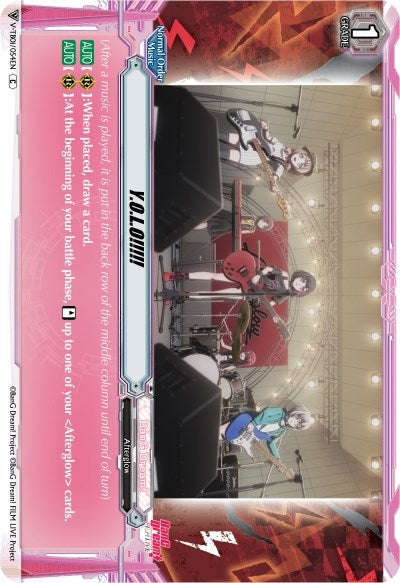 Image for Y.O.L.O!!!!! (V-TB01: BanG Dream! FILM LIVE) (V-TB01/054EN) - Cardfight Vanguard