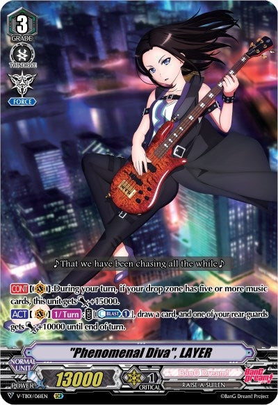 Image for "Phenomenal Diva", LAYER (V-TB01: BanG Dream! FILM LIVE) (V-TB01/061EN) - Cardfight Vanguard