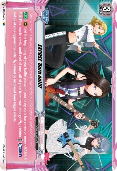 Image for EXPOSE 'Burn out!!!' (V-TB01: BanG Dream! FILM LIVE) (V-TB01/066EN) - Cardfight Vanguard