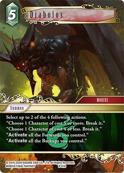Image for Diabolos - Final Fantasy TCG
