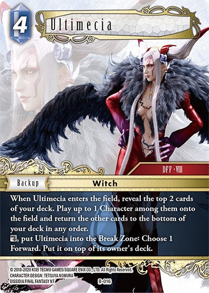 Image for Ultimecia - Final Fantasy TCG