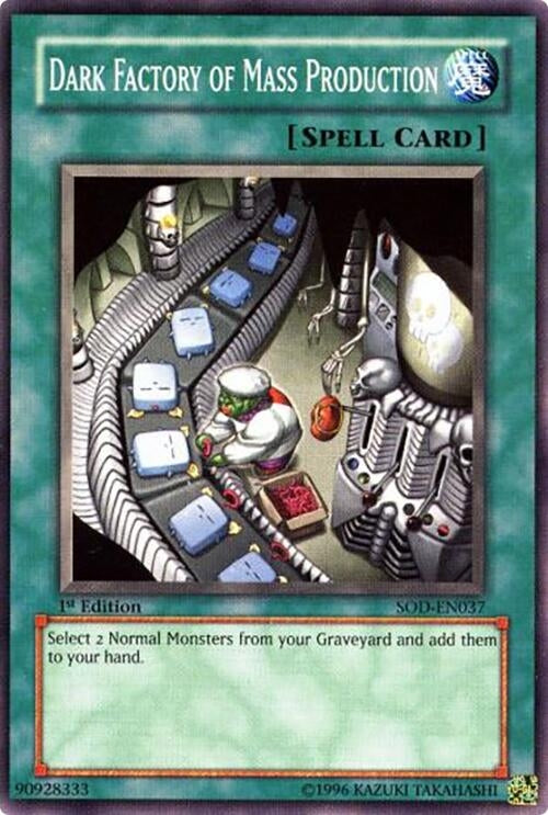Image for Dark Factory of Mass Production (Soul of the Duelist) (SOD-EN037) - YuGiOh