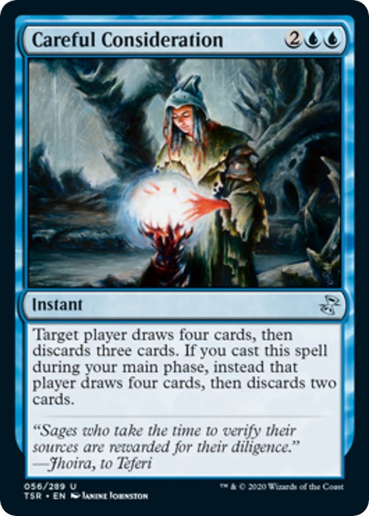 Image for Careful Consideration (Time Spiral: Remastered) (56) - Magic: The Gathering