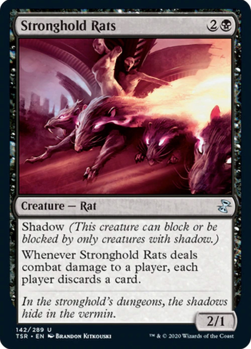 Image for Stronghold Rats (Time Spiral: Remastered) (142) - Magic: The Gathering