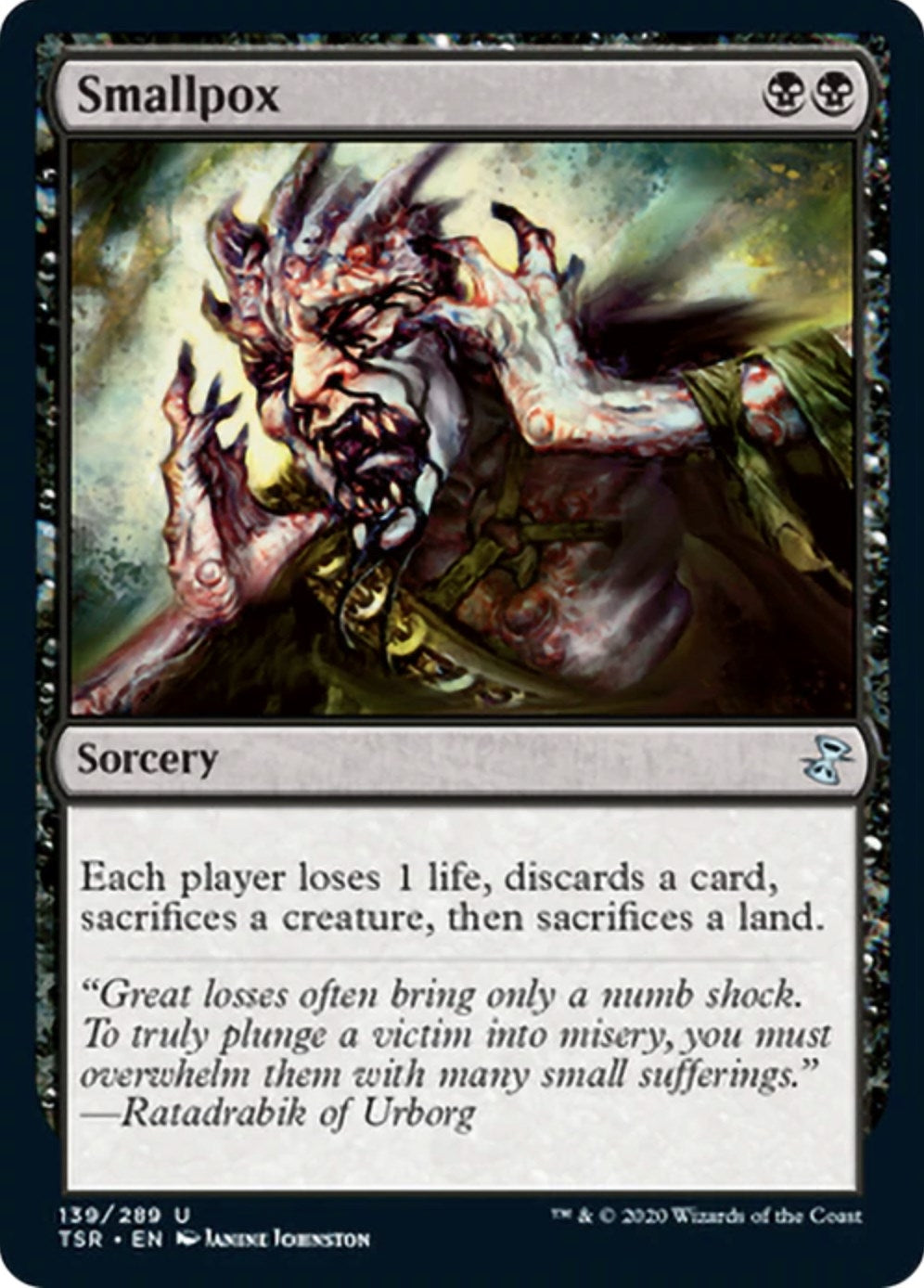 Image for Smallpox (Time Spiral: Remastered) (139) - Magic: The Gathering