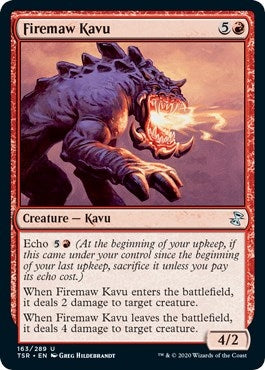 Image for Firemaw Kavu (Time Spiral: Remastered) (163) - Magic: The Gathering