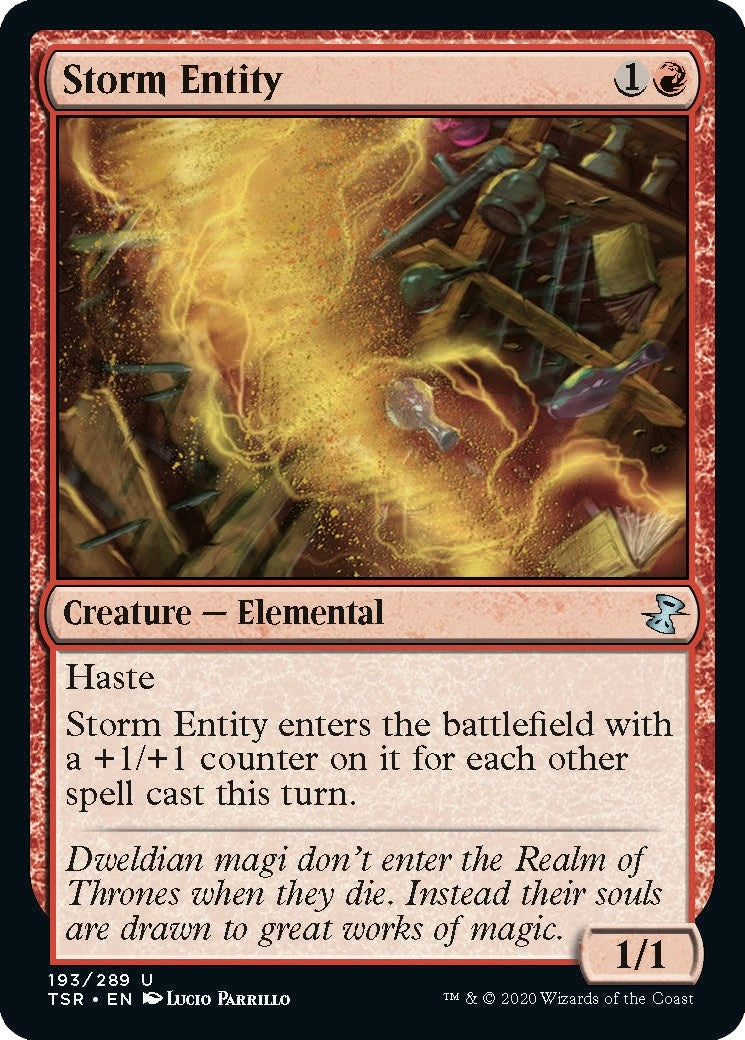 Image for Storm Entity (Time Spiral: Remastered) (193) - Magic: The Gathering